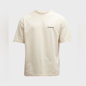 Balenciaga Men's Jersey Vintage-Logo T-Shirt